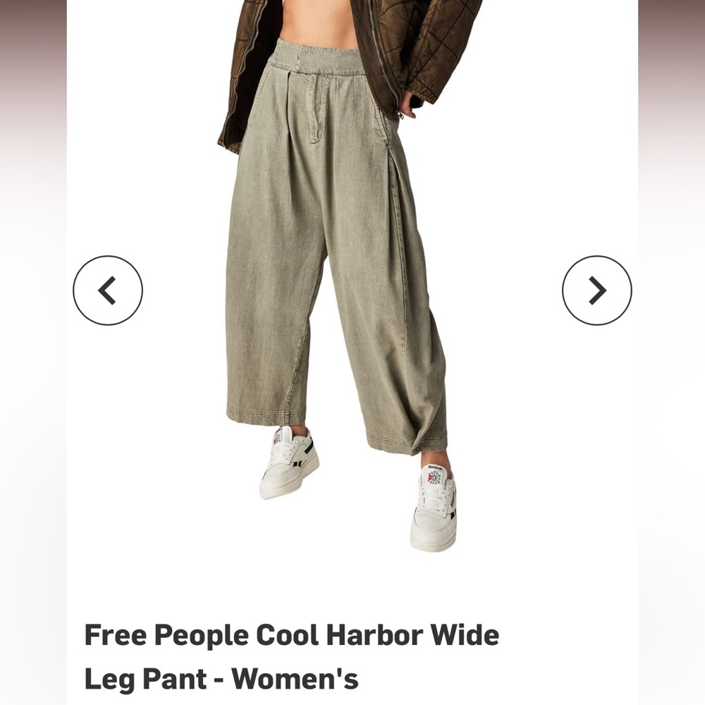 Free People Cool Harbor Wide-Leg Pants size M (10/12)